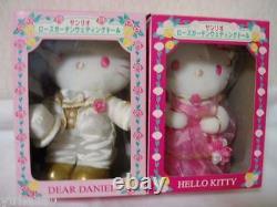 Hello Kitty & Daniel Wedding Rose Garden plush doll Sanrio 2003 Rare