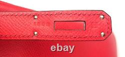 Hermes Birkin 30 Bougainvillea Red Pink Epsom Palladium Hardware RARE