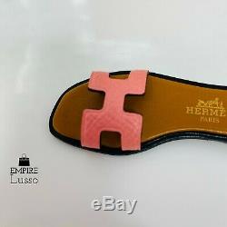 Hermes Oran Nano Charm Isandal Bag Pink Rose Confetti Gold Brown Hot Rare 2020
