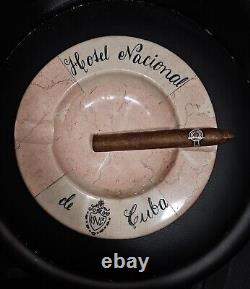 Hotel Nacional Cuba Rare Marble Ashtray. Pink/Salmon/Beige Large Size Cigar