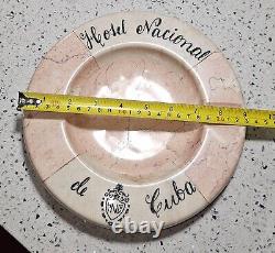 Hotel Nacional Cuba Rare Marble Ashtray. Pink/Salmon/Beige Large Size Cigar