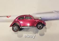 Hotwheels redline RARE Glowing Rose creamy Pink VW NM