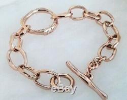 IPPOLITA RARE Diamond Rose Gold Chain Link Bracelet Stunning! $1750