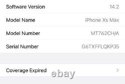 IPhone XS Max 265gb Dual Physical Sim Card Rose Gold Model A2104 RARE