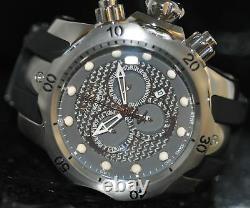 Invicta Men's Rare Venom Swiss Chronograph Grey Dial Black Poly Watch 90133