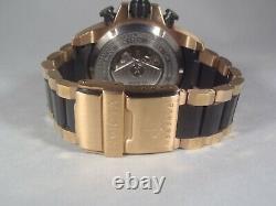 Invicta Men's Watch 13980 Octane Swiss Automatic Valjoux 7750 RARE Rose Black