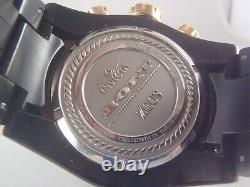 Invicta Reserve Bolt Zeus Black Rose Gold Men's Watch 12748 For Small Wrist RARE