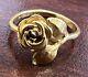 James Avery Retired & Rare 14k Yellow Gold Small Rose Ring Size 3 Beautiful