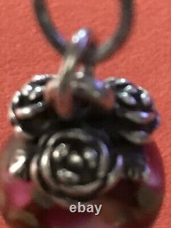 James Avery Retired Rare Silver Rose Finial