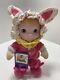 Jammie Pies Doll Playskool Rare Primsy Rose Pink Bunny Girl Vintage Plush Toy