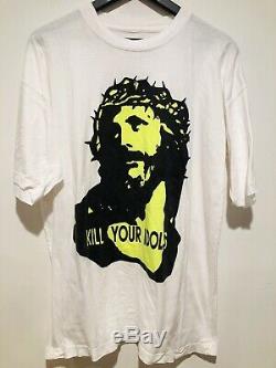 Jesus 90s Kill Your Idols Vintage T-Shirt Shirt Axl Rose Guns N Roses RARE