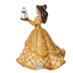 Jim Shore Disney BELLE DELUXE Beauty and Beast 15 Figurine 6009139 A Rare Rose