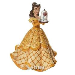 Jim Shore Disney BELLE DELUXE MASTERPIECE-A RARE ROSE 6009139 BEAUTY & THE BEAST