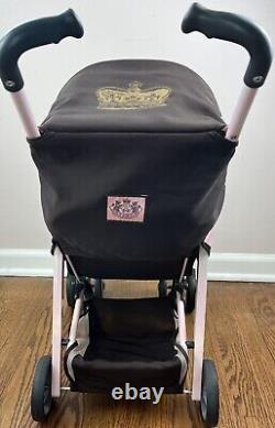 Juicy Couture Mclaren Baby DOLL Stroller Rare Pink/Brown Collaboration