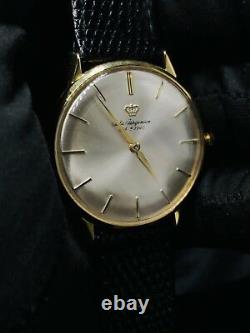 Jules Jurgensen Est. 1740 18k Yellow Gold Watch Vintage Rare