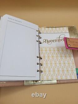 Kate Spade Tudor Debra Agenda Planner Pink RARE