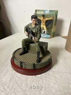 Knucklebonz Rock Iconz Elvis Presley in The Army EXTREMELY RARE