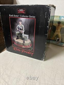 Knucklebonz Rock Iconz Elvis Presley in The Army EXTREMELY RARE