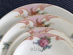LOT 35 Pieces VTG VERY RARE Pirken Hammer China Bridal Rose Pattern 1930's. EUC