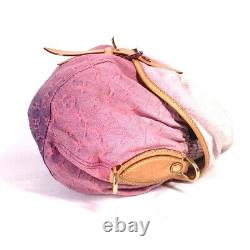 LOUIS VUITTON M93183 Monogram Denim Sunshine Shoulder Bag Rose Pink Rare