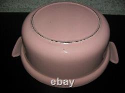 Le Creuset Vintage Dusky Rose Pink 2 Qt Round Dutch Oven #22 Rare Cast Iron