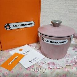 Le Creuset Windsor Pot Dimesions 6.3 inches Pink Rose rare NEW from Japan