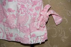 Lilly Pulitzer RARE Run for the Roses Pink White Rhino Lace Shift Dress 4