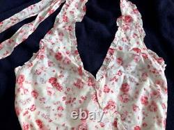 Liz Lisa Pink Rose Halter Neck Ruffle Tops Cami Super Rare