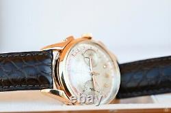 Longines 6595 Cal 30CH 18K Solid Rose Gold Flyback Chronograph RARE with Box 1957