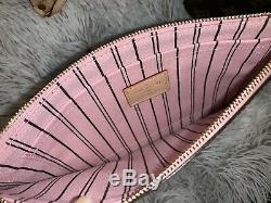 Louis Vuitton Monogram Neverfull MM RARE Pink Rose Ballerine Interior