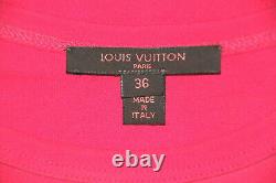 Louis Vuitton Sz 36 Stephen Sprouse Hot Pink Graffiti Roses Mini Dress Rare HTF