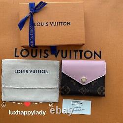 Louis Vuitton Zoe Monogram Rose Pink Trifold Compact Wallet Small? Hot, Rare