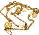 Mint Rare Givenchy Vintage Pearl Rose Beads Necklace 35 Gold Tone Runway
