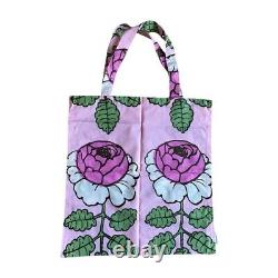 Marimekko Tote Bag Marlise Loose Rare Pink Rose Postcard From Japan