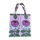 Marimekko Tote Bag Marlise Loose Rare Pink Rose Postcard From Japan