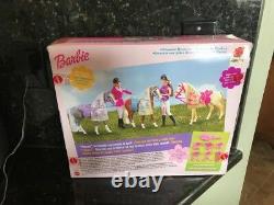 Mattel Barbie Beauties Blossom Horse Pink Roses Long Hair New Very Rare