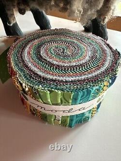 Moda Tula Pink NEST Jelly Roll 2.5 Inch Strips NEW OOP HTF Rare Fabric