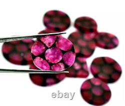 Mozambique Mixed Cut Rare Pink Ruby Natural 110 Ct Trapiche Lot Loose Gemstone