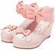 My Melody Pumps Shoes Rose Series Size M 2016 Pink Ribbon Sanrio Rare