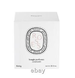 NIB Diptyque Pink Roses Limited Edition Large Candle 600g 21.2 oz Rare Sold Out
