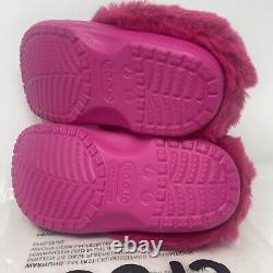 NWOT Crocs Candy Pink Rose Bonbon Mammoth Clogs Women's Sizes 207682-6X0 Rare