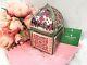 Nwt New Kate Spade Rambling Roses Lantern Coin Purse Pink With Gold Novelty Rare