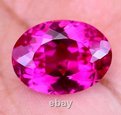 Natural Flawless Rose Red Ruby 50 Ct Oval GIE CERTIFIED Rare Loose Gemstone