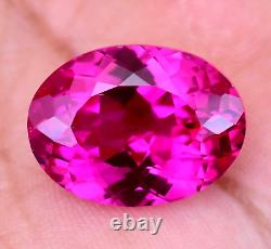 Natural Flawless Rose Red Ruby 50 Ct Oval GIE CERTIFIED Rare Loose Gemstone