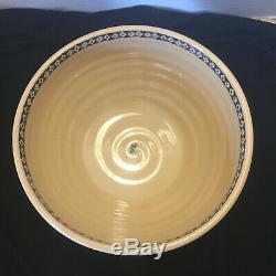 Nicholas Mosse Large Footed Bowl, Rare Kilfane Rose Pattern 9d, 4.5t