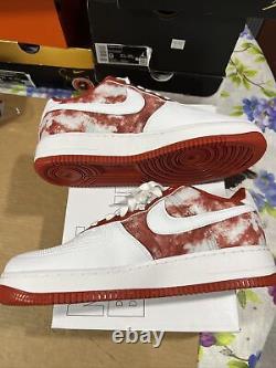 Nike By You Air Force 1 Rare Rose Flower Red Pink. Men's Size 8.5, DN4164-991