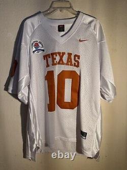 Nike Texas Longhorns Jersey Vince Young Size XL Men's Stitched Rare Rose Bowl