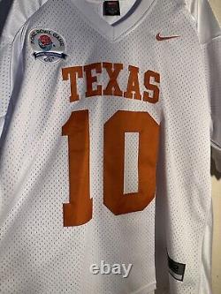 Nike Texas Longhorns Jersey Vince Young Size XL Men's Stitched Rare Rose Bowl