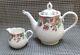 Nikko Precious Pink Roses Tea Pot & Creamer Excellent, Rare Find