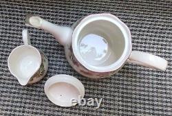 Nikko Precious Pink Roses Tea Pot & Creamer Excellent, Rare Find